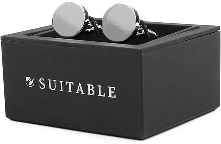 Manchetknoop Rond Zilver CL-31 Basic Silver kopen