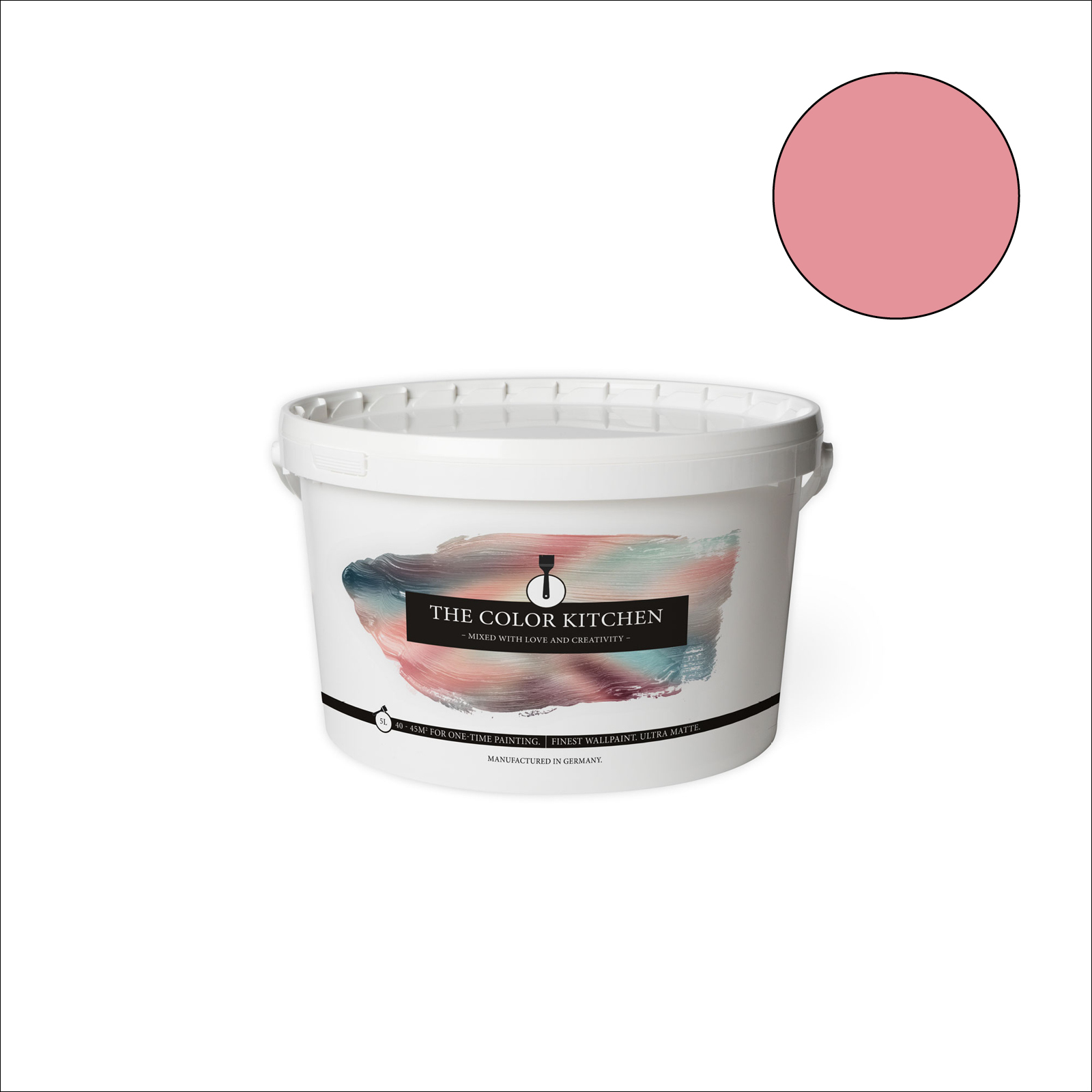 The Color Kitchen Wandfarbe Masterfully Macaron - pink matt - 5 Liter