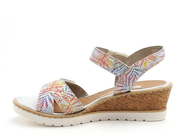 Remonte nu pieds talons femme r6252 multicolore