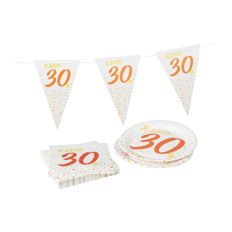 Servetten 30 jaar - 20 stuks