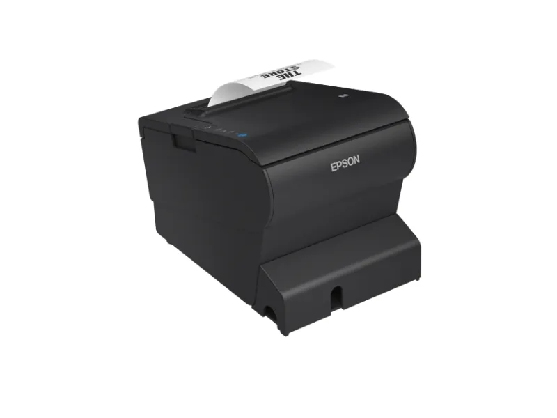 Epson TM T88VII (132) - Kvitteringsprinter - termisk linje - Rulle (7,95 cm) - 180 x 180 dpi - op til 500 mm/sek. - USB 2.0, USB 2.0 vært, LAN, PoweredUSB - skærer - sort