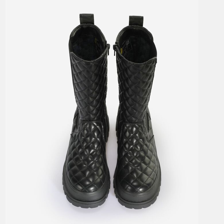 ASPHA CLF CHELSEA HI - bottines véganes - NOIR