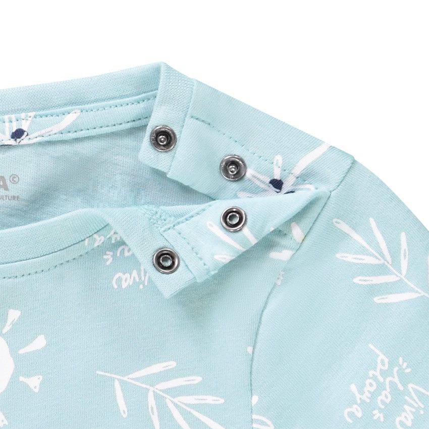 T-shirt manches courtes imprimé fantaisie pour bébé garçon - Bleu