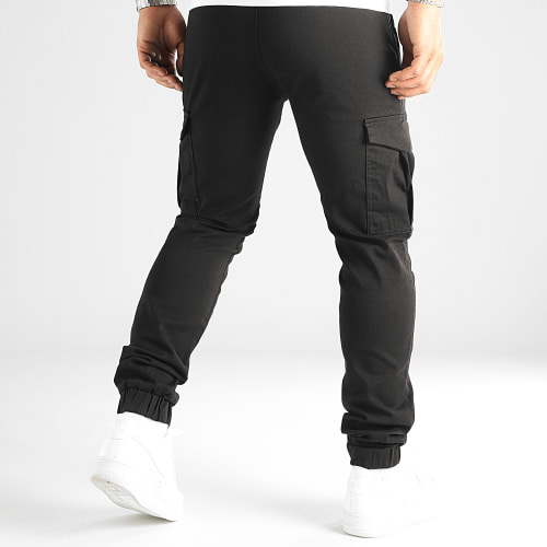 Lot De 2 Pantalons Cargo Regular Fit 2713 2715 Noir Blanc