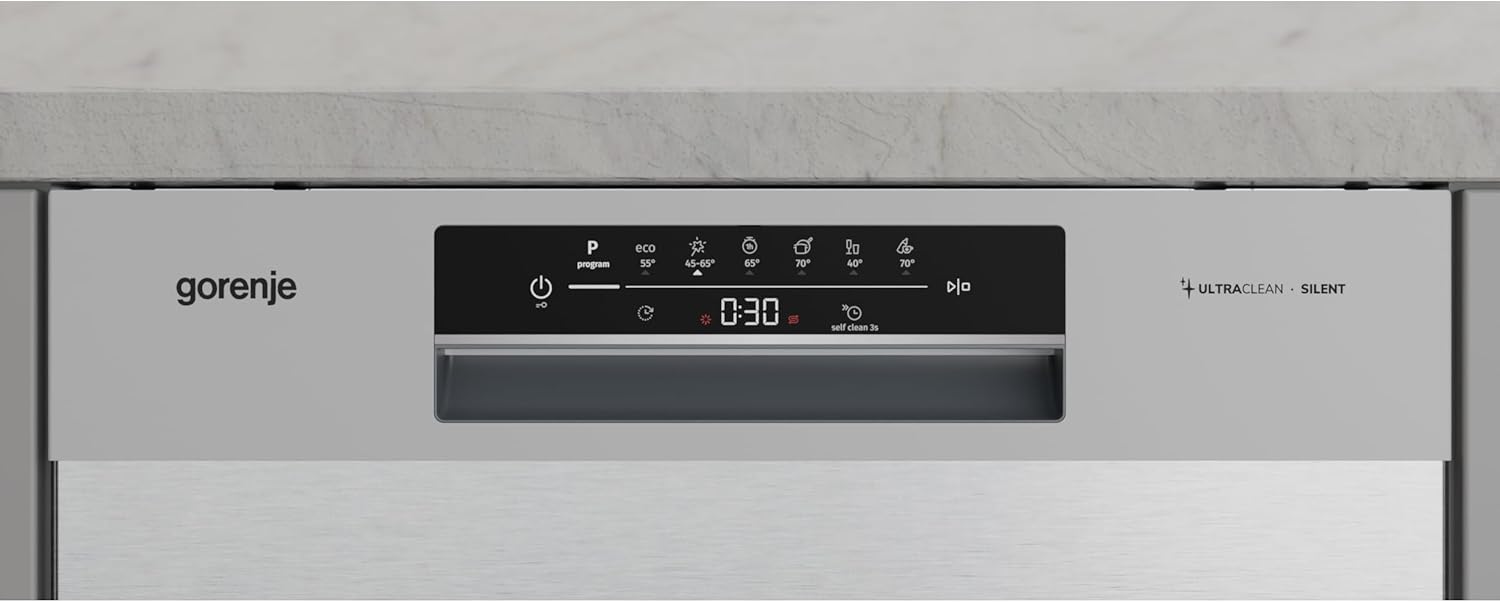 Gorenje GU642C90X Geschirrspüler/Unterbaugerät / 60 breite/14 Maßgedecke/6 Programme/TotalDry/Hygiene-Programm/3 in 1 Funktion/Memory-Funktion/EcoProgramm/EEK: C/Gerätemaße (HxBxT): 81,6x59,8x57,5 cm