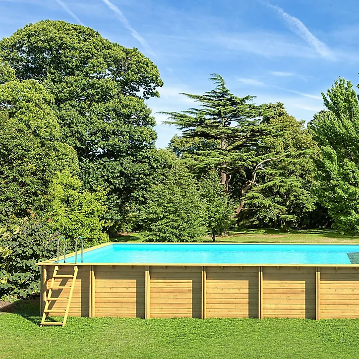 Piscine hors sol bois rectangulaire Procopi Weva 6 x 3 x h.1,46 m