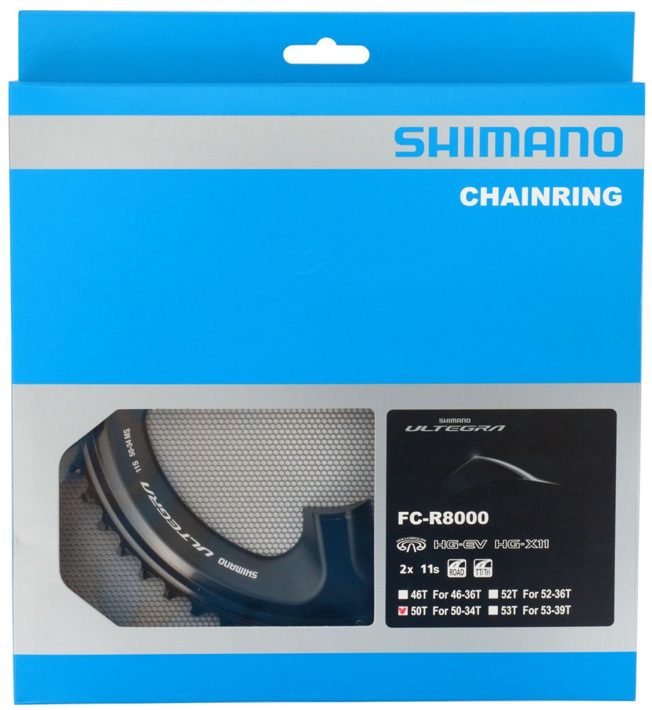 Shimano ULTEGRA Kettenblatt für FC-R8000 50/34 Zähne kaufen | Bike-Discount