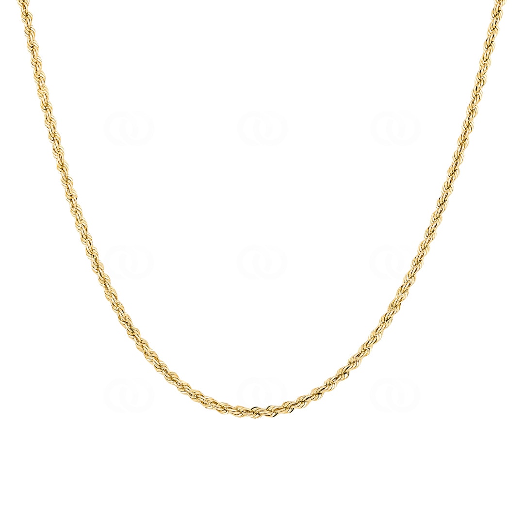 2.0mm Kordelkette 750/18 K Gelbgold halbmassiv