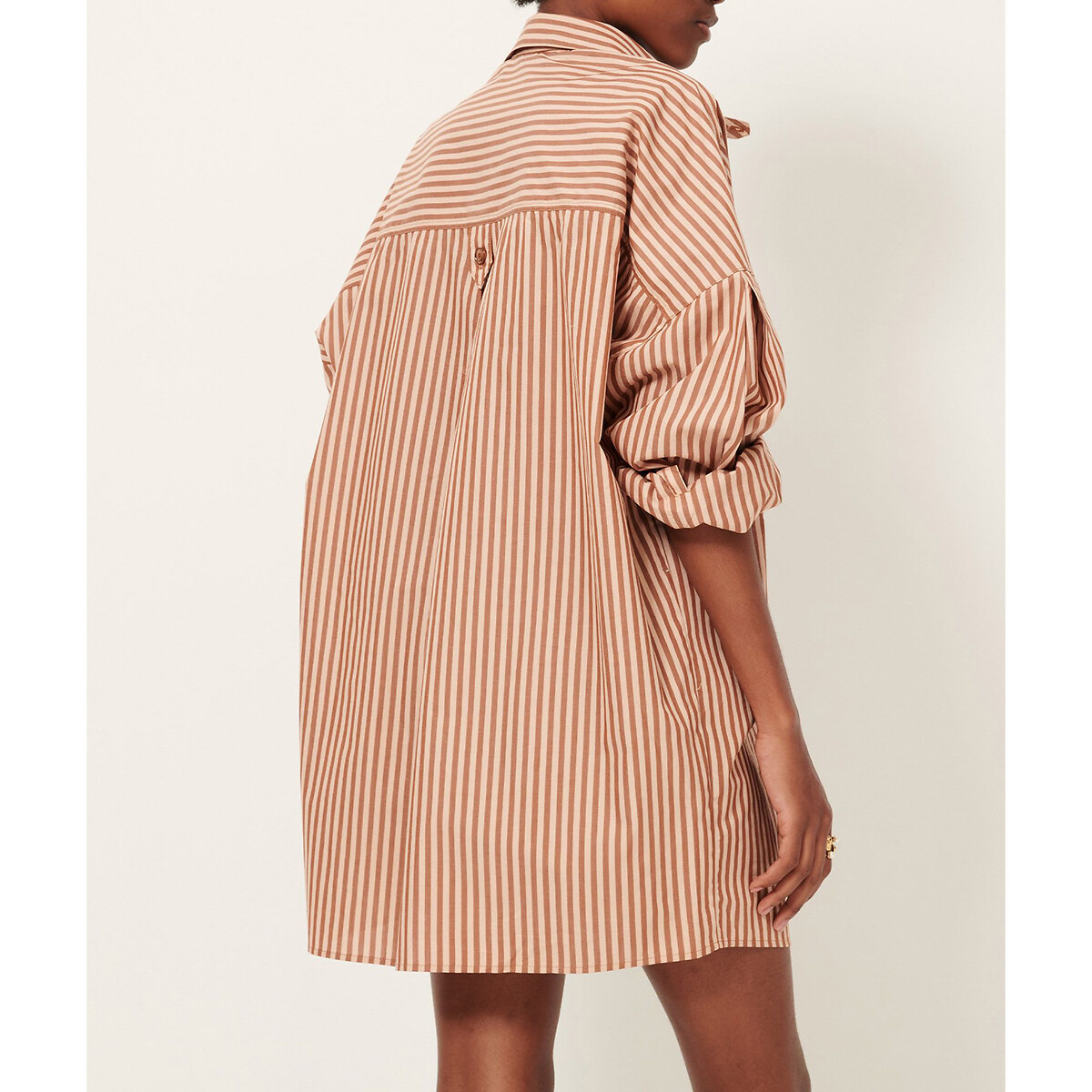 SESSUN<br>Vestido camisa listrado solto, FONTELLA