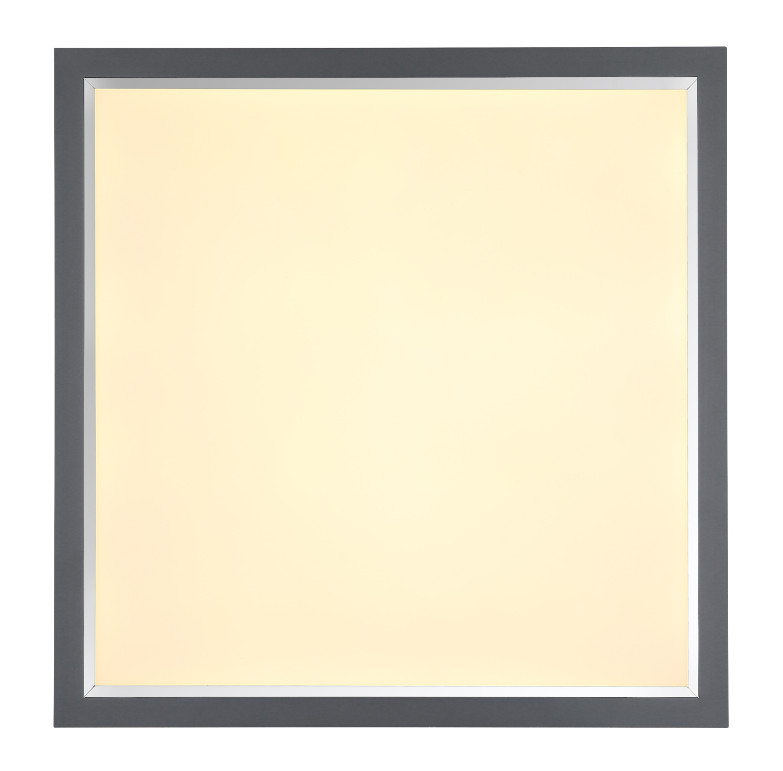 LED-Deckenleuchte - anthrazit-weiß-opal - 45 cm