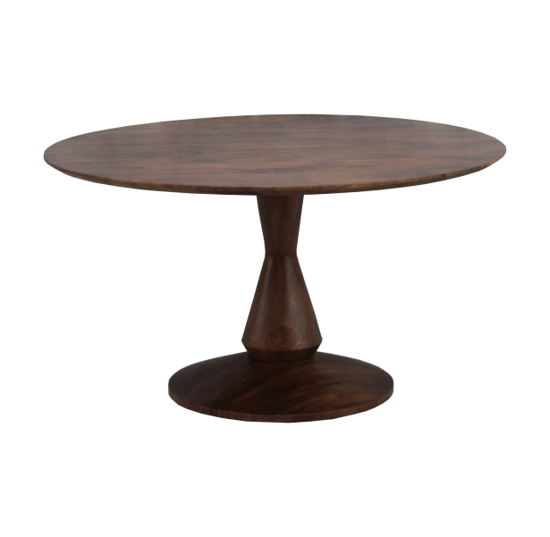 Eetkamertafel Mango Rond Walnoot 150cm