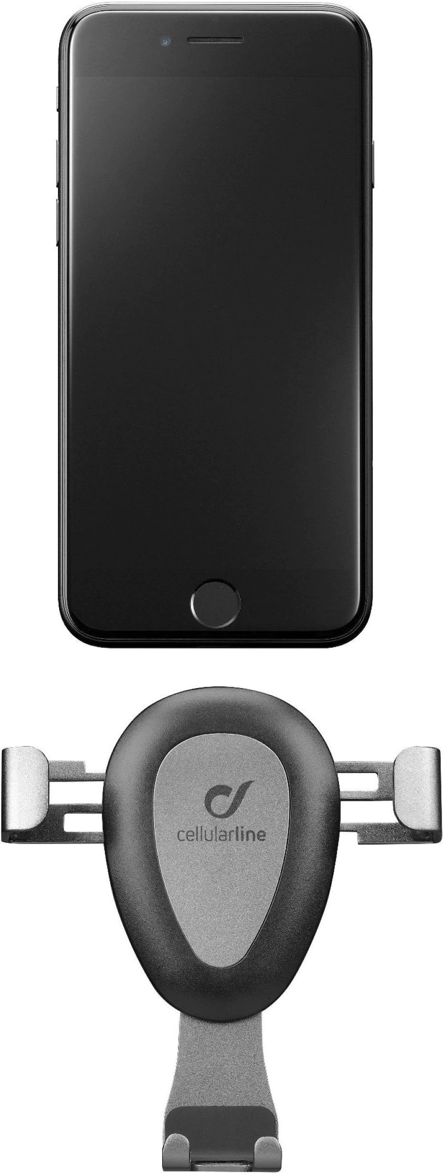 Handy Wing Pro Universal Auto Smartphone Halterung für Air Frame Lüftungsgitter (HANDYWINGPROK) - Schwarz / Silber
