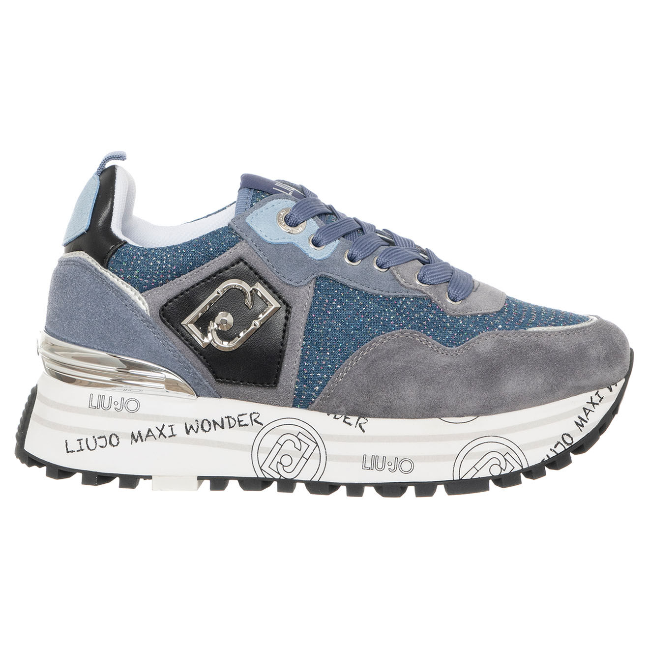 Liu-Jo Sneakers en Cuir Mahaut jean