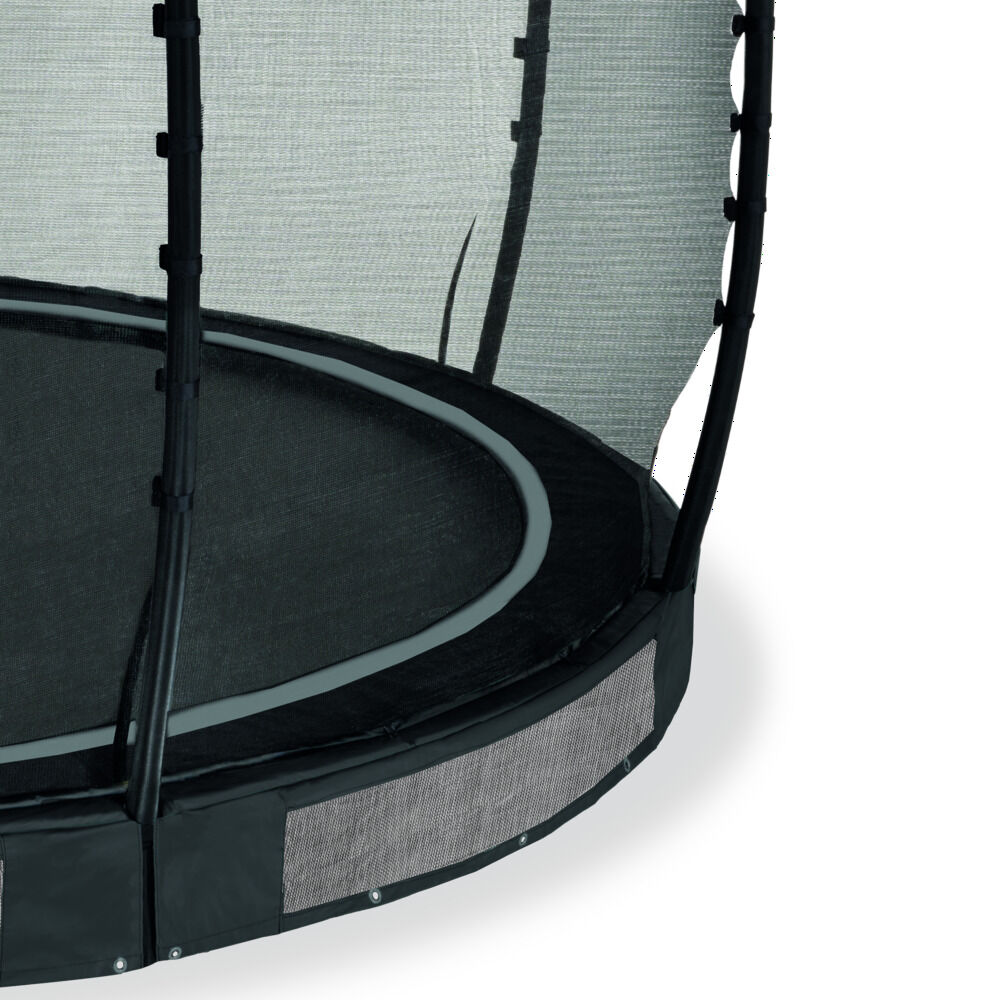 Exit Allure Classic - Inground trampoline - Zwart - 200x329x329 cm - 305 cm
