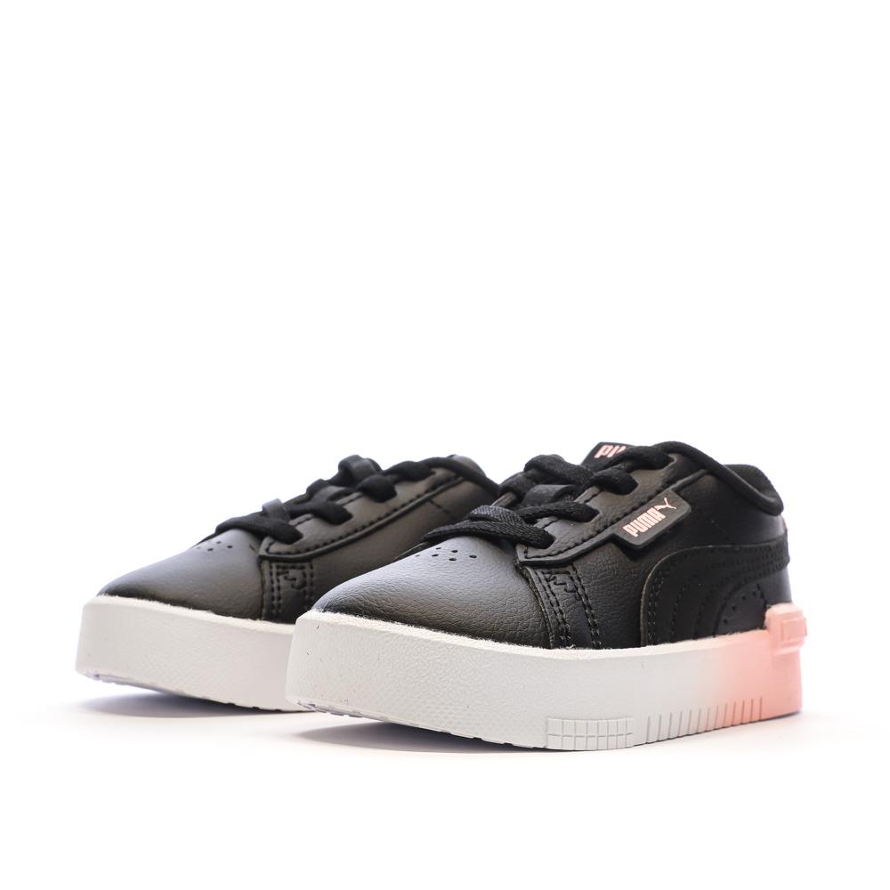 Puma Baskets Noires/Roses Fille Puma Jada