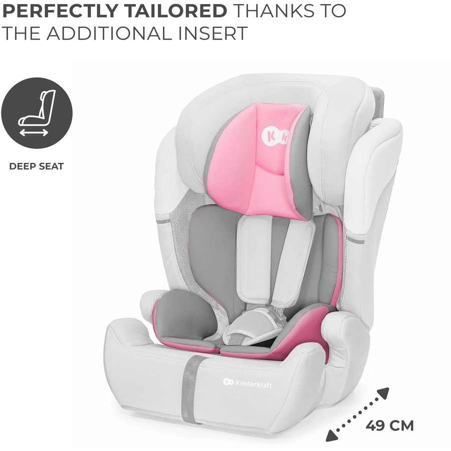 Kinderkraft Autokindersitz Comfort Up i-Size 76 bis 150 cm pink