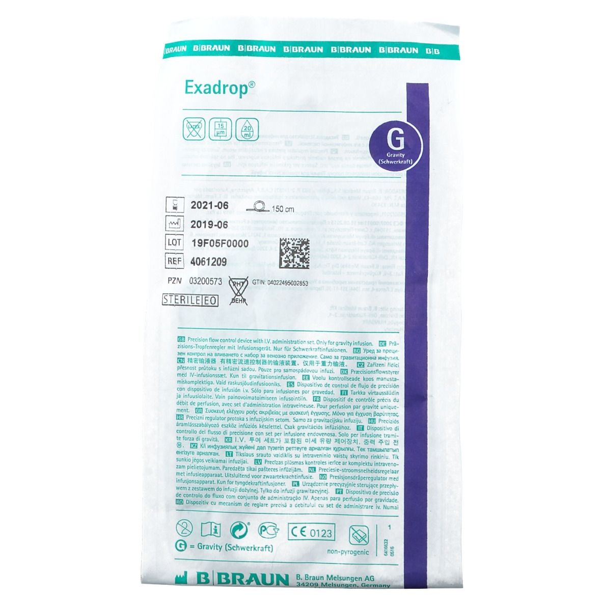 Exadrop® Intrafix Air 150cm