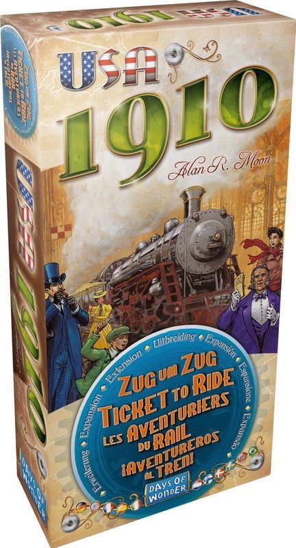 Asmodee - Aventureros Al Tren USA 1910 - Bordspel