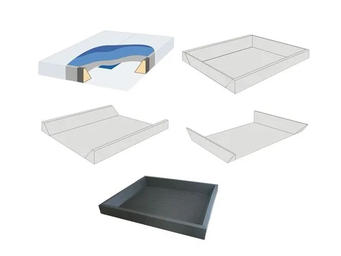 Waterbed Kunstleer ZEN 160 x 200 cm Wit