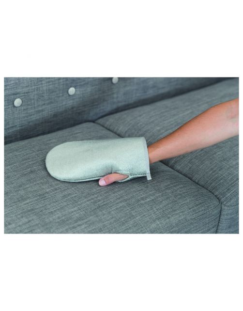 Trixie Pluizen-Handschoen. Dubbelzijdig - Anti-haar borstel - Grijs