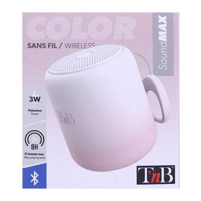 T'nB COLOR - enceinte sans fil Bluetooth - rose