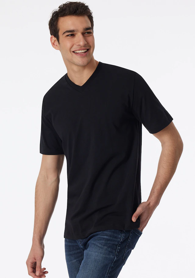 Schiesser V-Shirt »Essentials« 2er-Pack,  mit V-Ausschnitt