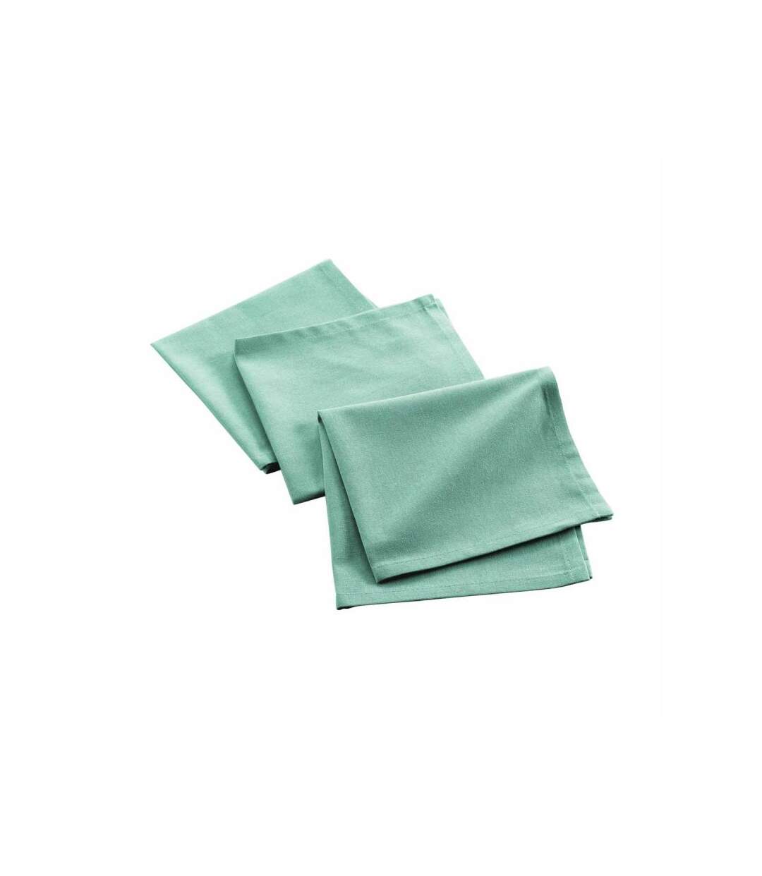 Lot de 3 Serviettes de Table Mistral 40x40cm Menthe