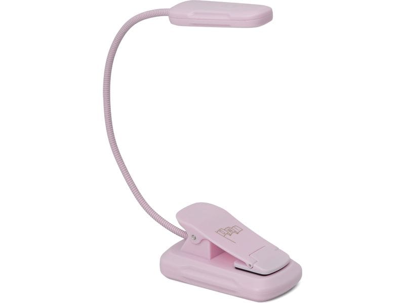 Kikkerland Leselicht Lila Kompakte LED-Leselampe mit Clip