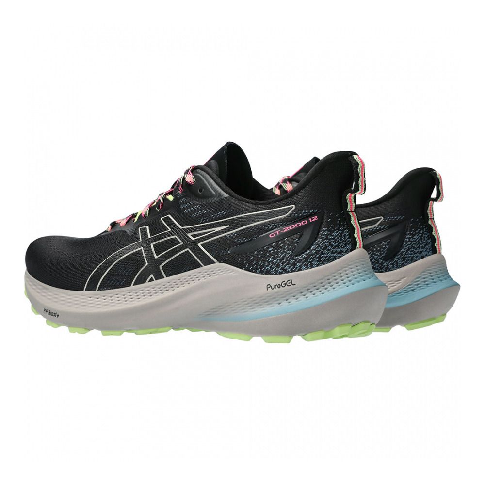 Asics GT-2000 12 TR - Chaussures running Femme nature bathing/lime green