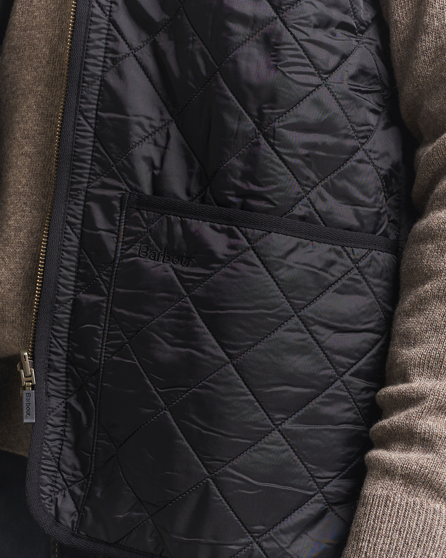 Barbour Lifestyle Quilt Waistcoat/Zip-In Liner Black