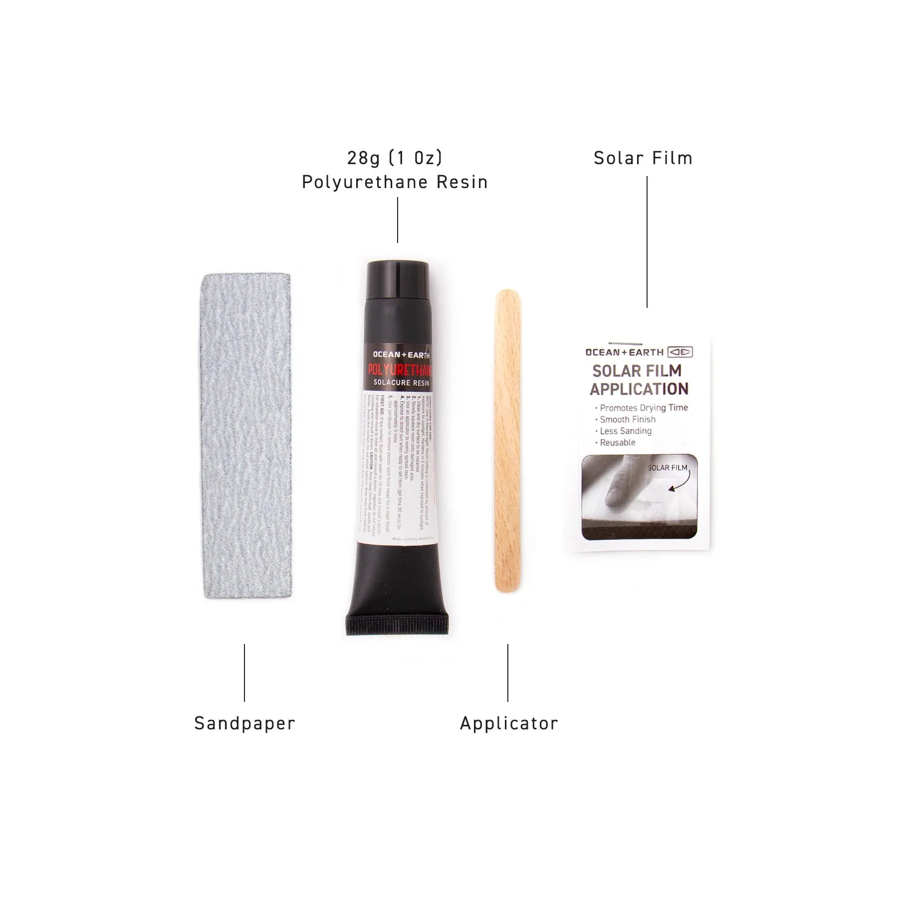 Ocean and earth Repair Kit Polyurethane Solacure Resin