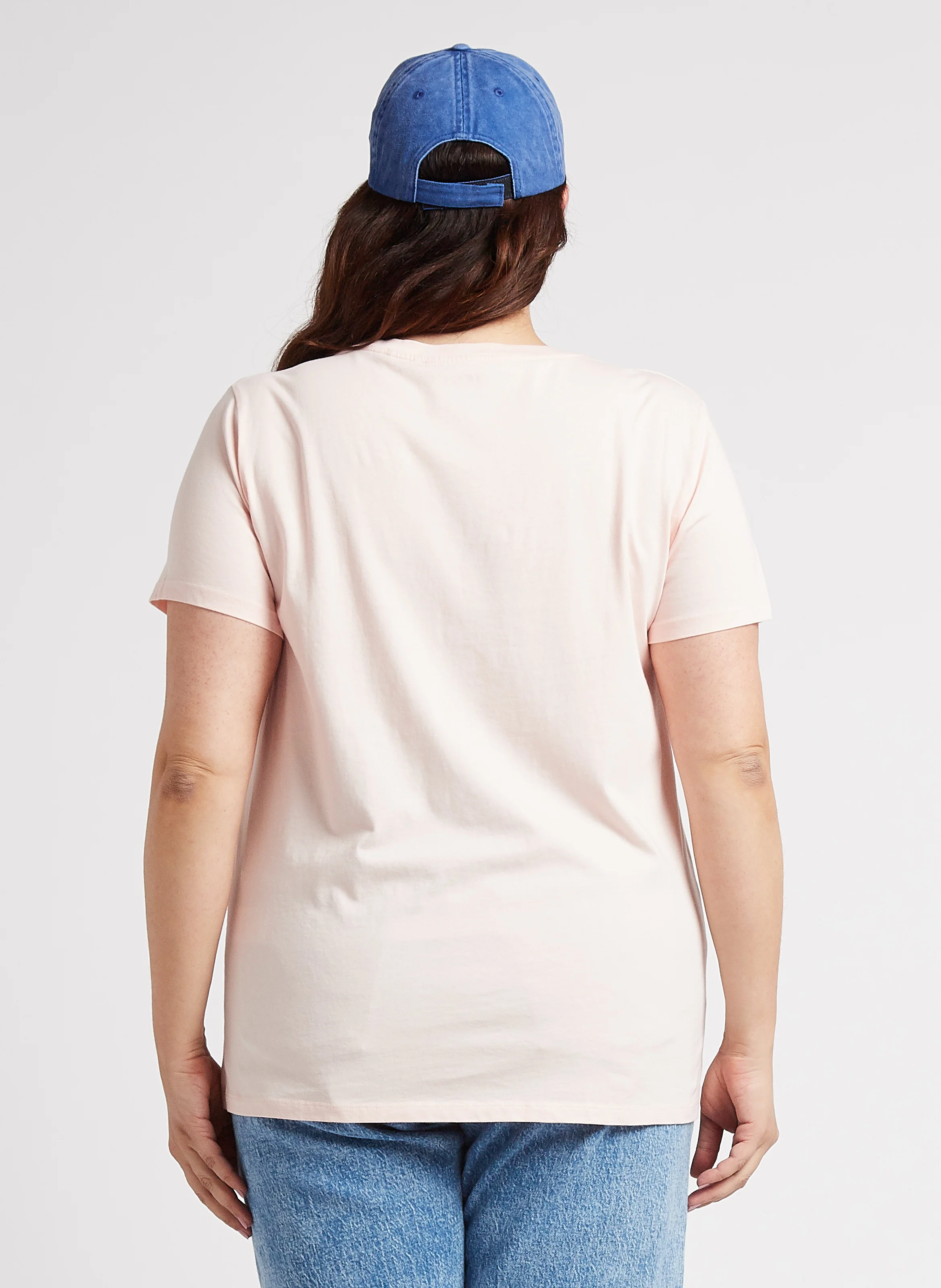 PL THE PERFECT TEE - Tee-shirt col rond en coton | Rouge