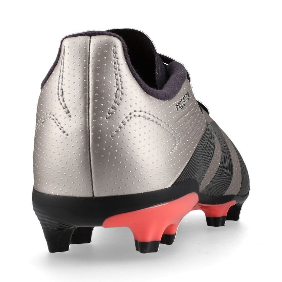 adidas Predator League FG Vivid Horizon - Argenté/Aurora Black/Turbo Enfant