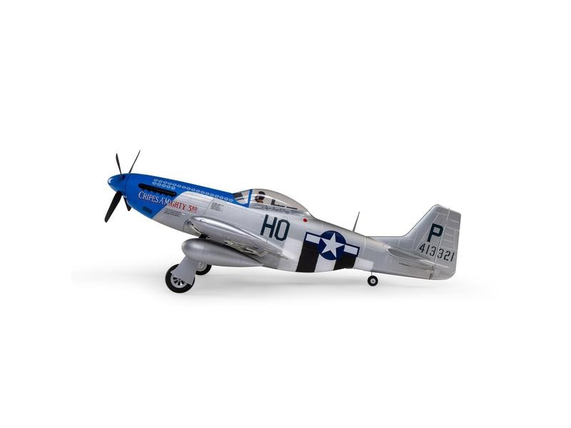 E-flite Warbird P-51D Mustang 1200 mm BNF Basic Mustang «Cripes A’Mighty 3rd» Scale Warbird mit Spektrum Komponenten