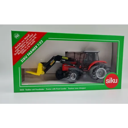 SIKU 3555 Siku Farmer Massey Ferguson 4270 Traktor mit Frontlader STOLL ROBUST, 1:32