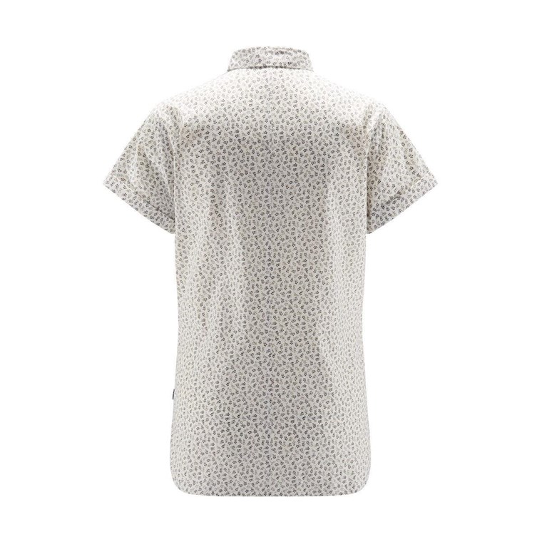 Haglöfs Idun SS Shirt Women Soft White Flower