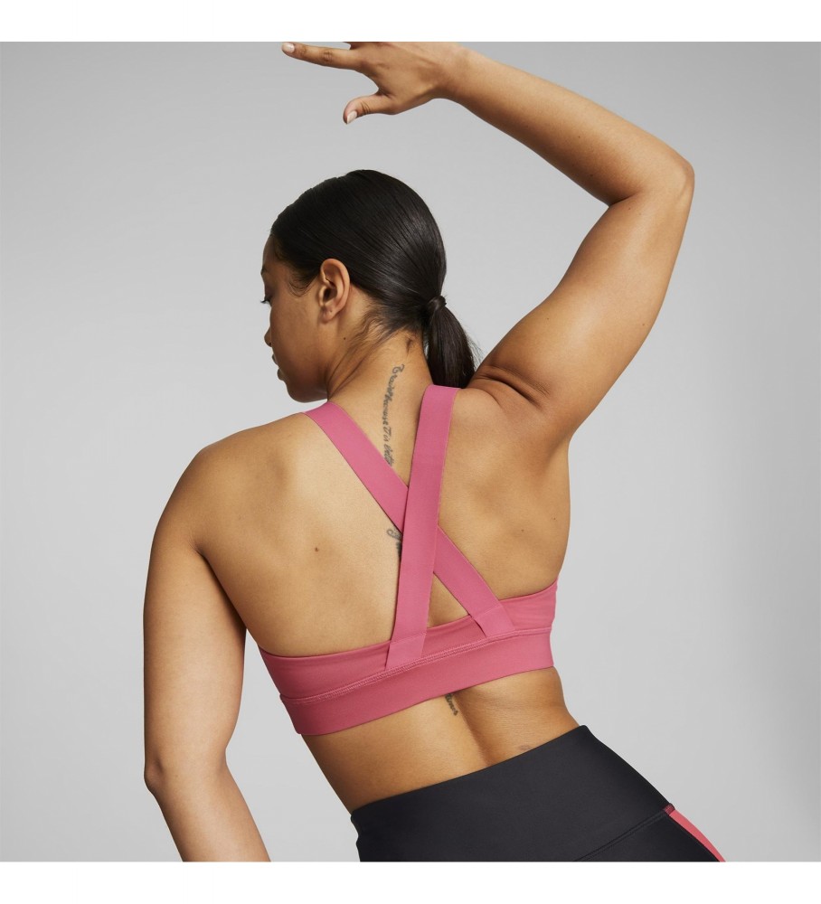 Sutiã Puma Mid Impact Rosa
