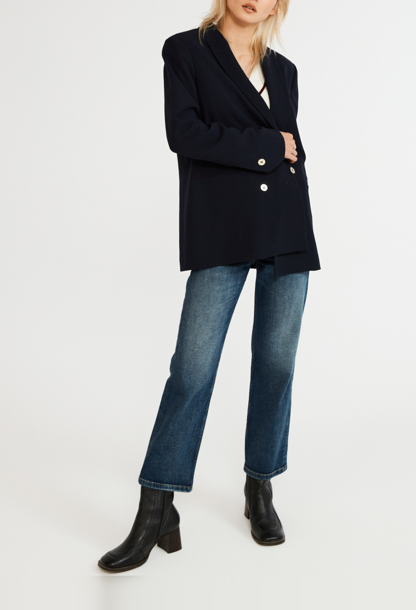 Veste croisee eco-responsable