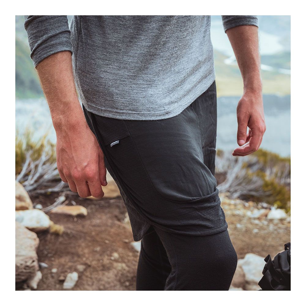 Icebreaker ZONEKNIT - Short Homme black