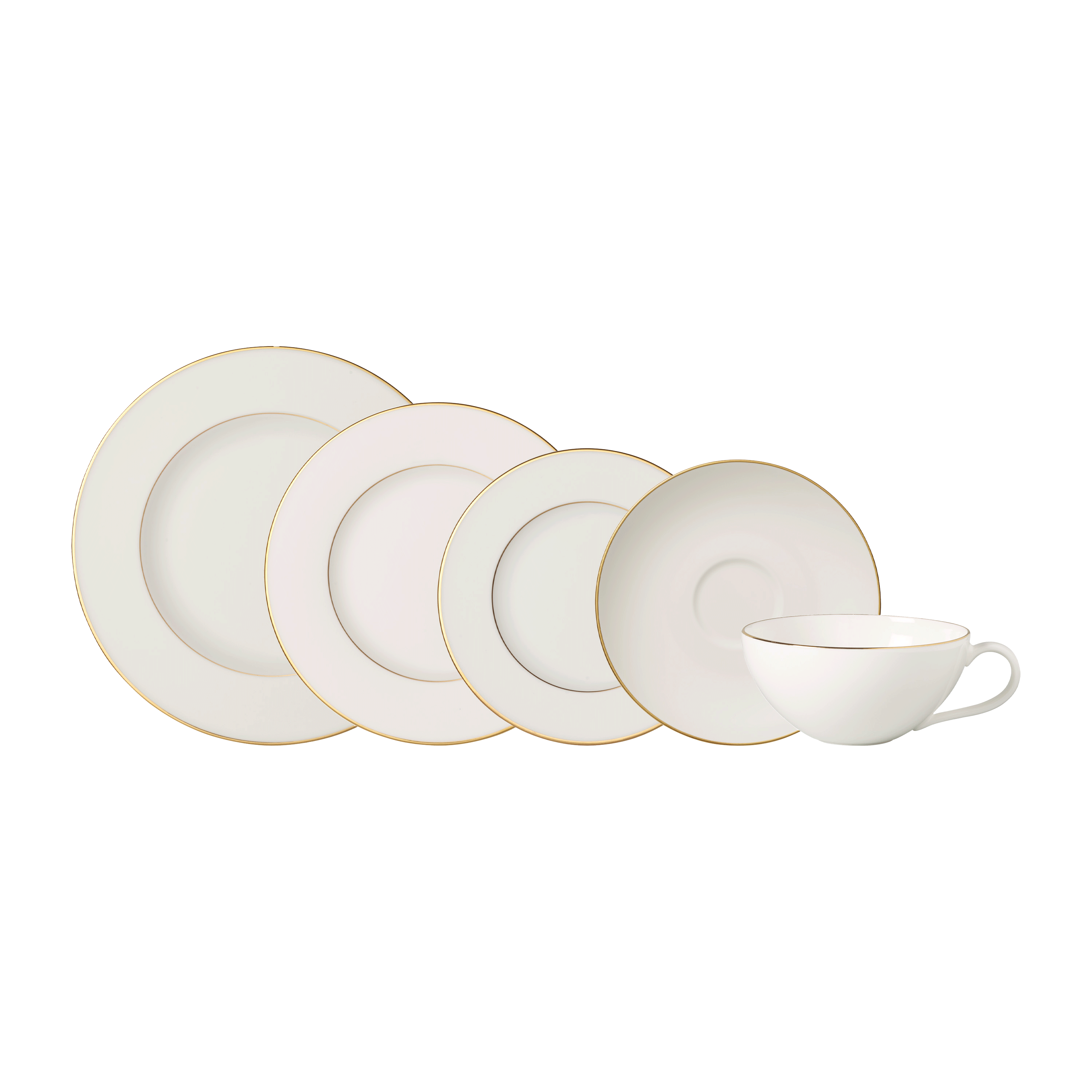 Anmut Starter set White, Premium Bone Porcelain