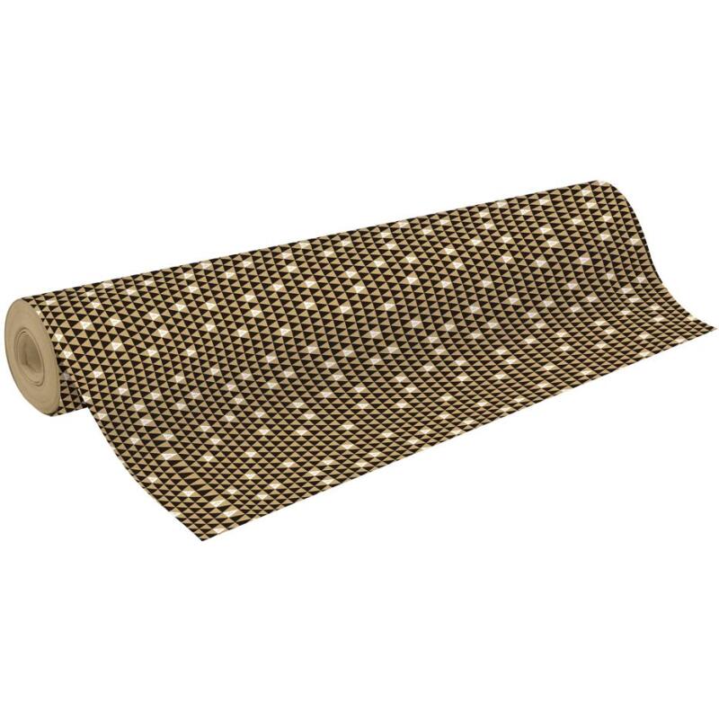 Kraft 70g, Tiny 50x0,35m Triangles noirs - Noir