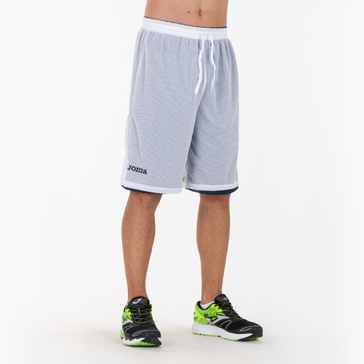 Shorts Joma Rookie Azul Marinho e Branco
