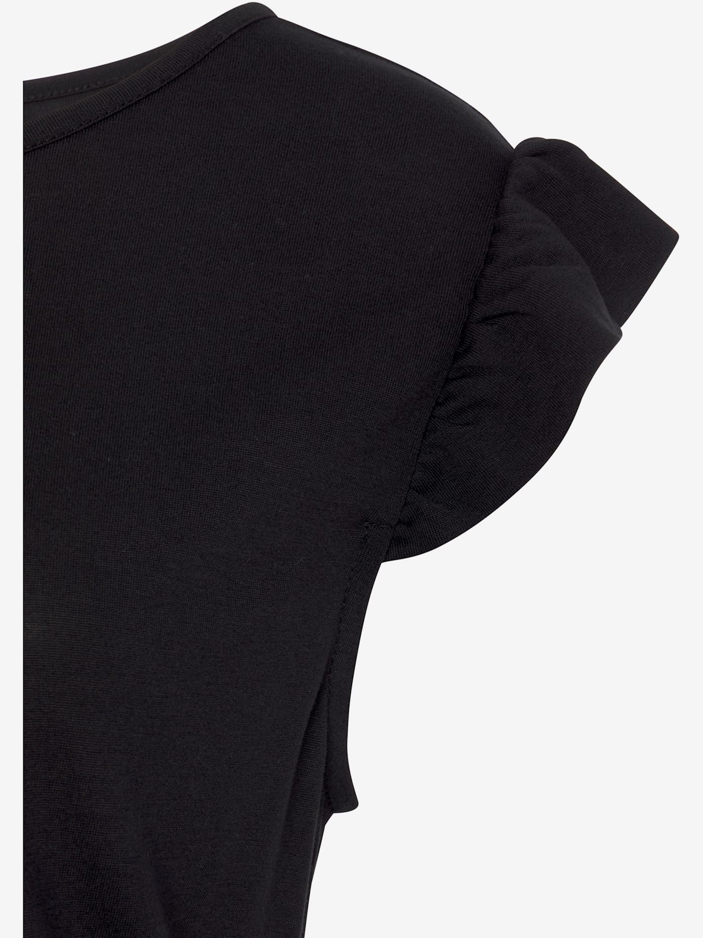 Robe mi-longue encolure ronde