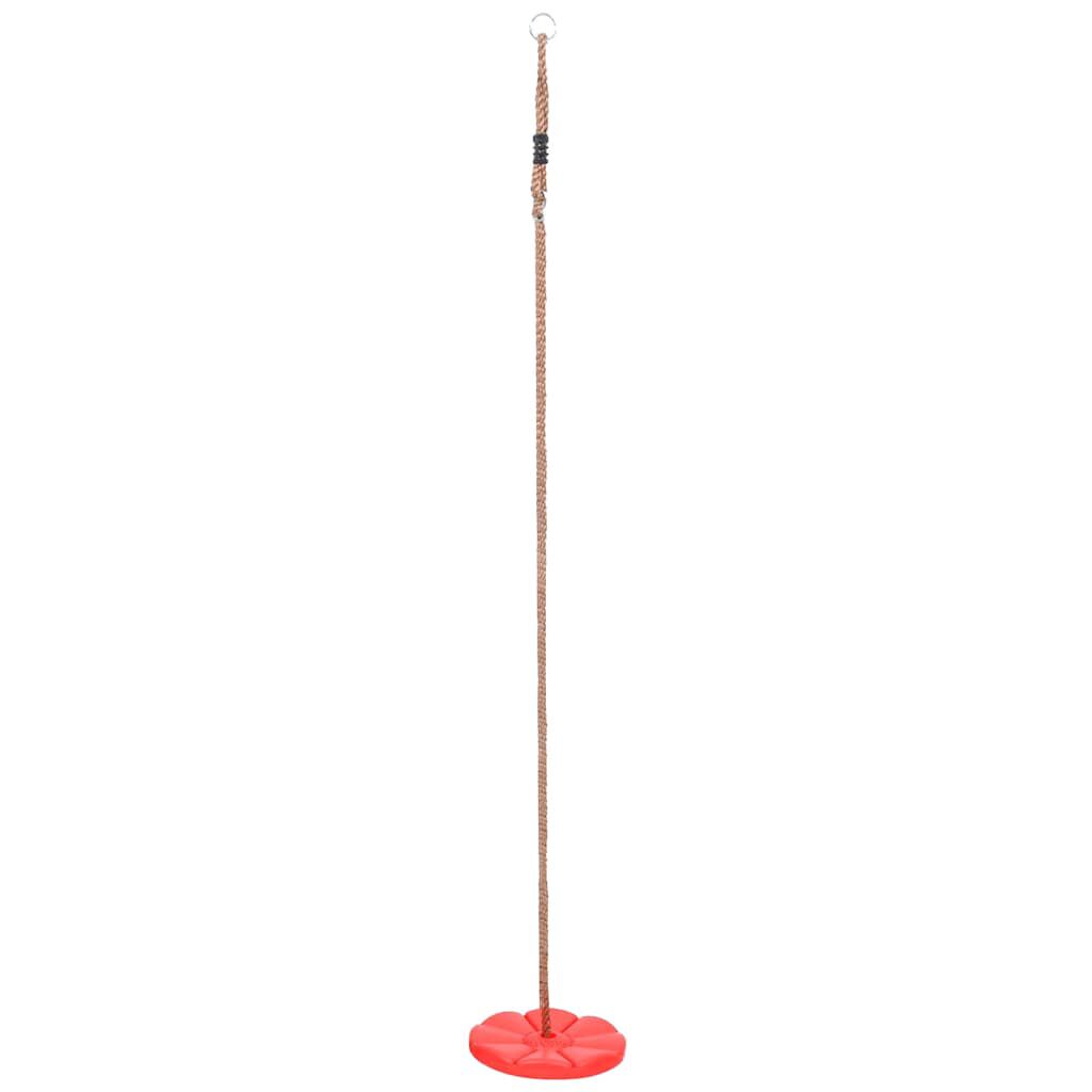 vidaXL Schijfschommel, 200 cm, Rood