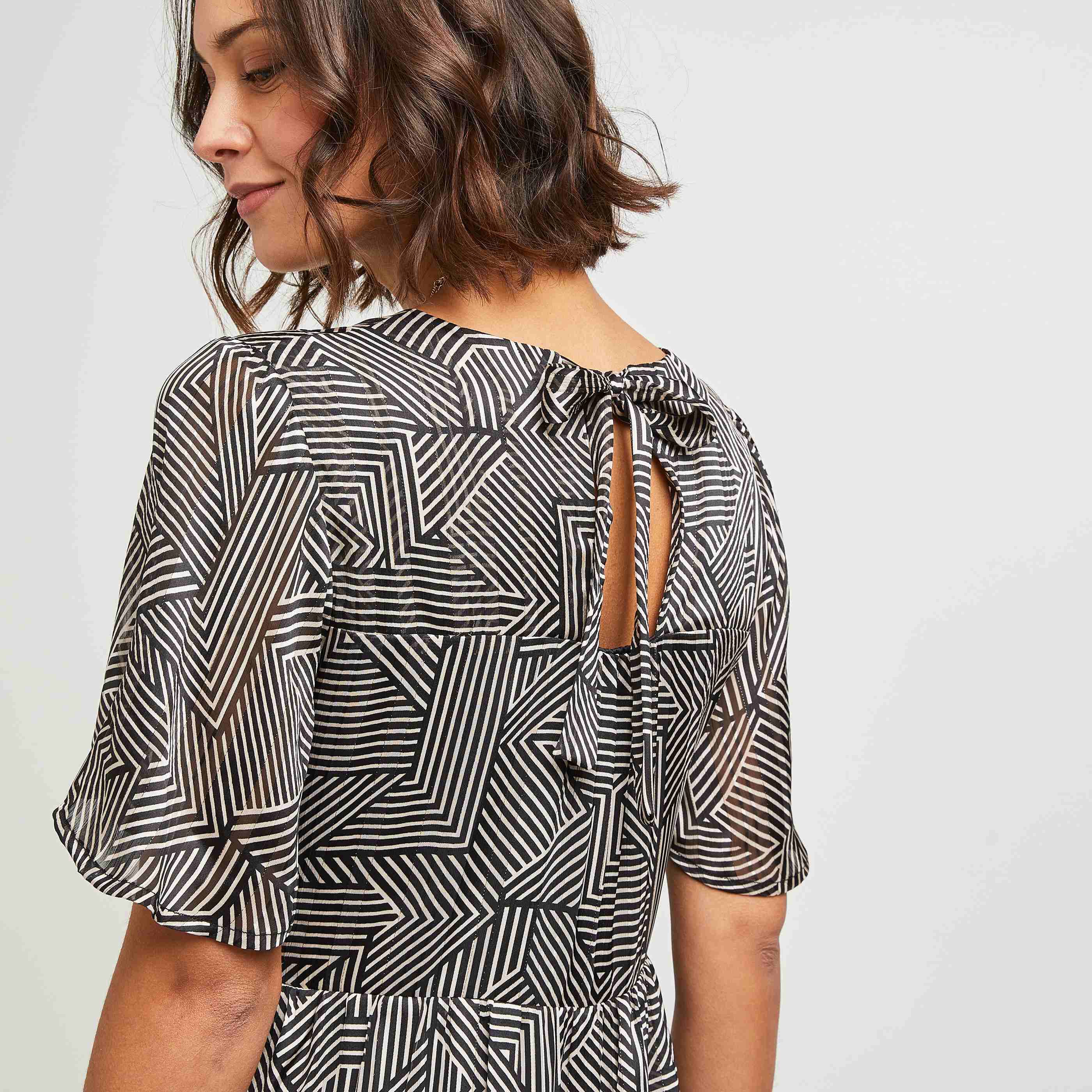 Robe fluide femme - NOIR