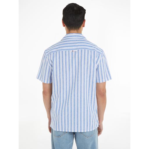 Tommy Jeans Stripe Skjorte, Persian Blue, L