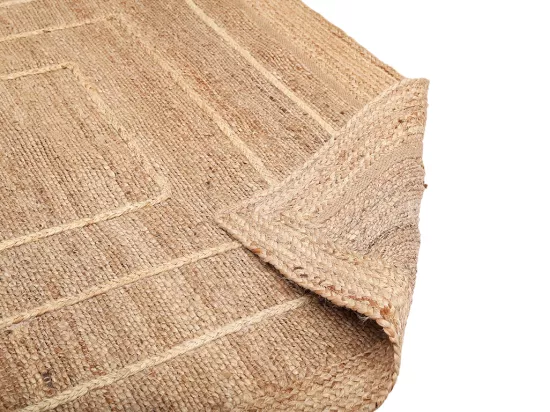 Tapis en jute tissé à la main NAIDA - 160 x 230 cm - Coloris naturel