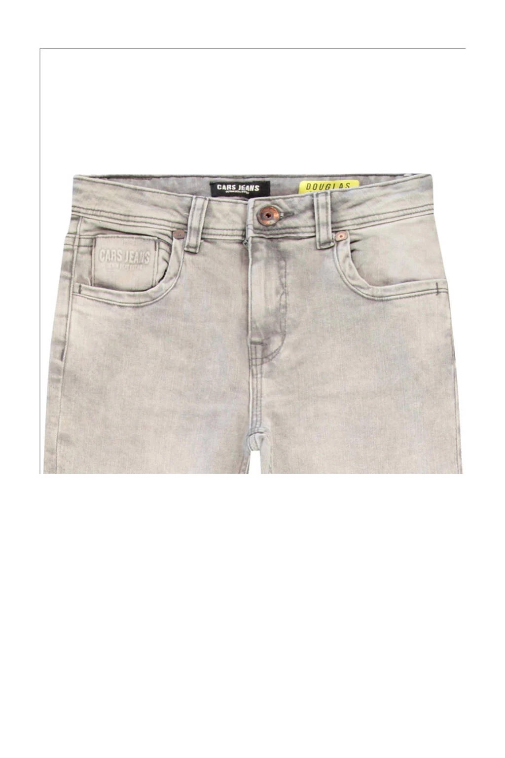 Cars waist regular fit jeans grey denim
