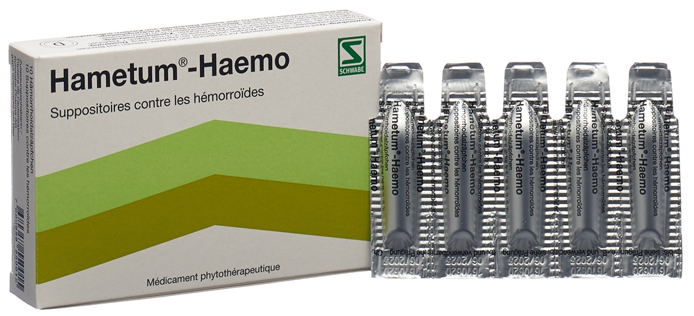 HAMETUM Supp 10 Stk<br>10 Stück, Zäpfchen