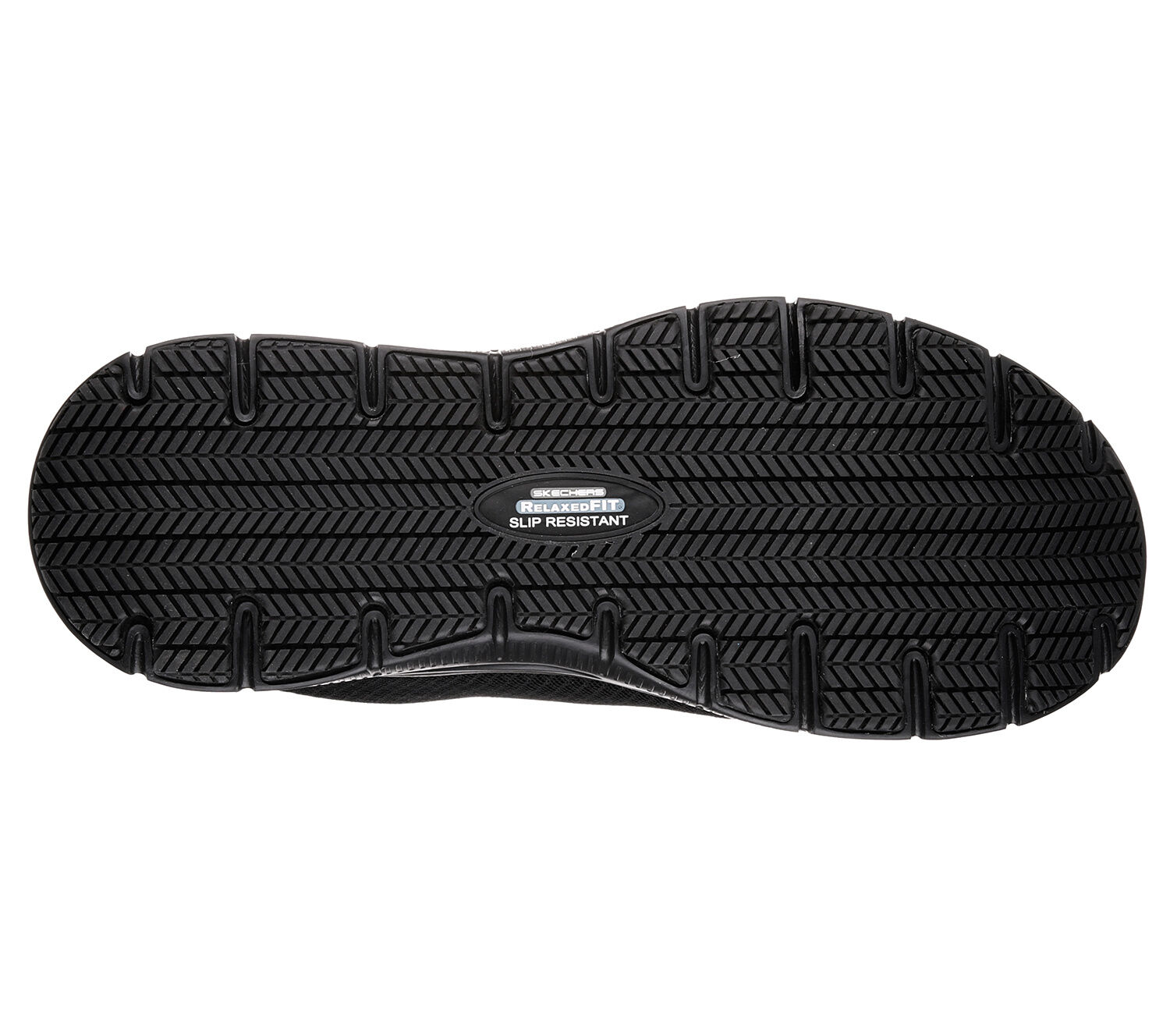 SKECHERS WORK Schnürschuh für Herren schwarz